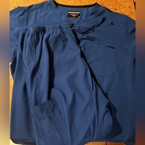 Blue Skechers scrubs